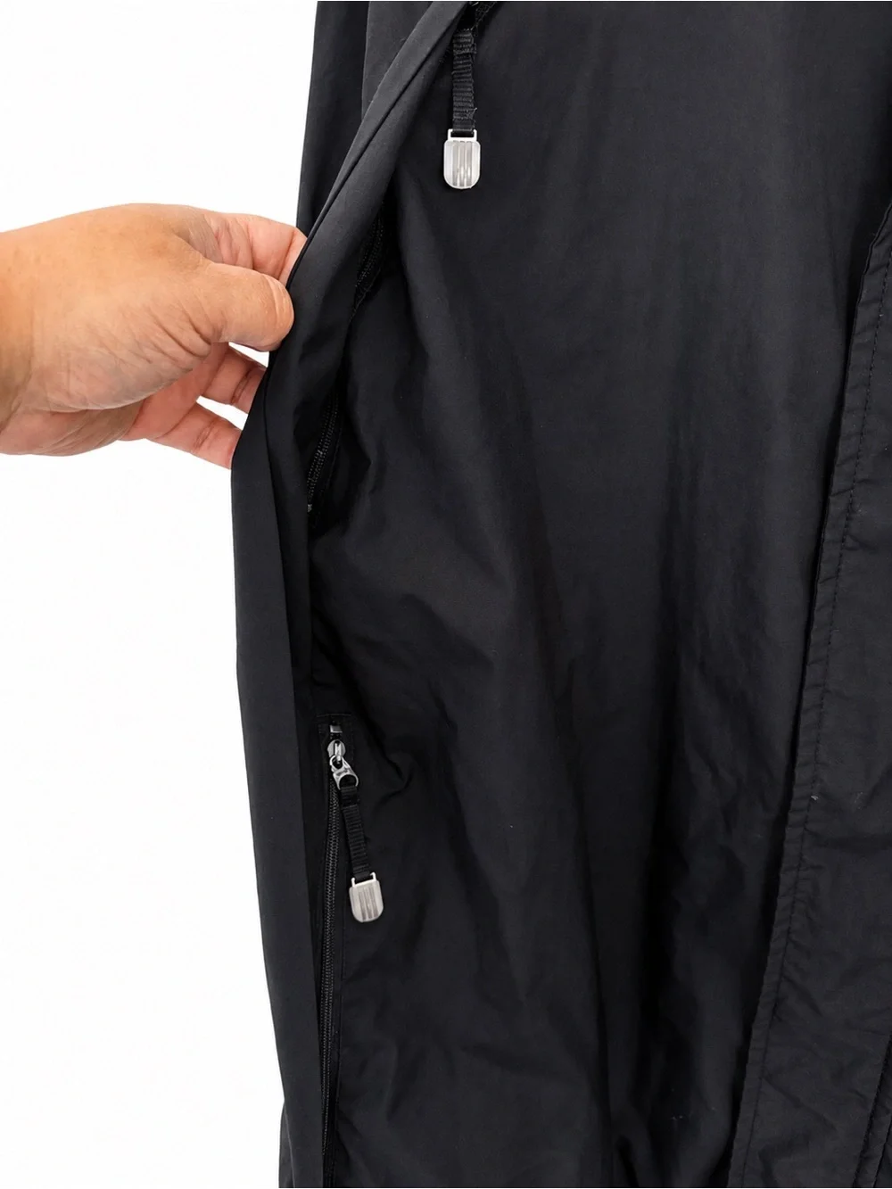 Vintage Adidas Climashield Storm Men’s Black Windbreaker Jacket 90s Y2K Golf XL